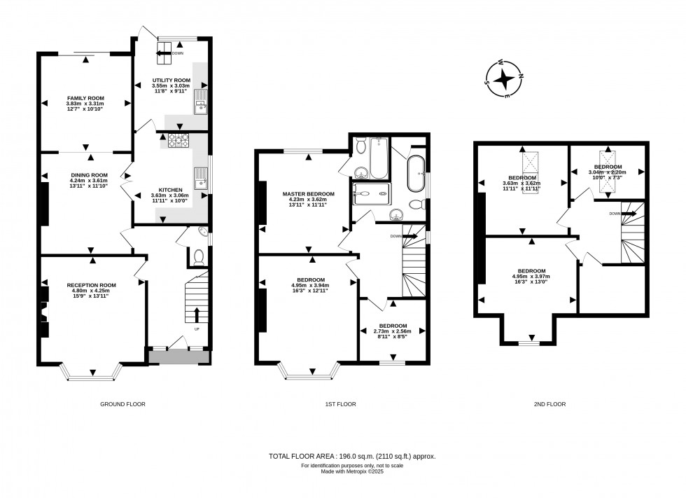 Floorplan for Victoria Road, Llandrindod Wells, Powys