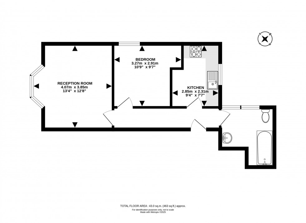 Floorplan for High Street, Llandrindod Wells, Powys