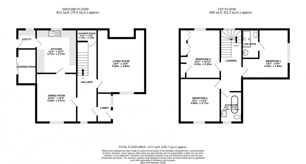 Floorplan for Talgarth, Brecon, Powys