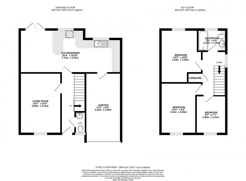Floorplan for Mardy, Abergavenny, Monmouthshire