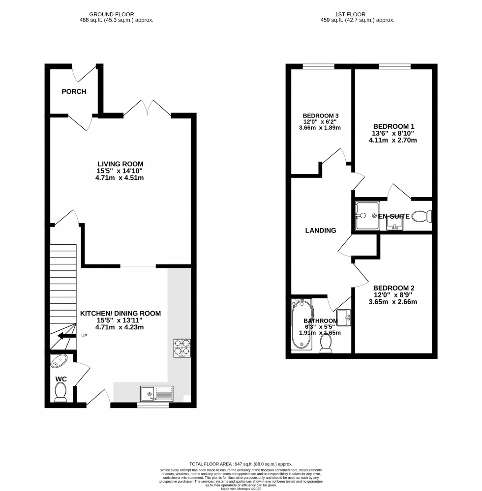 Floorplan for Brecon, Powys