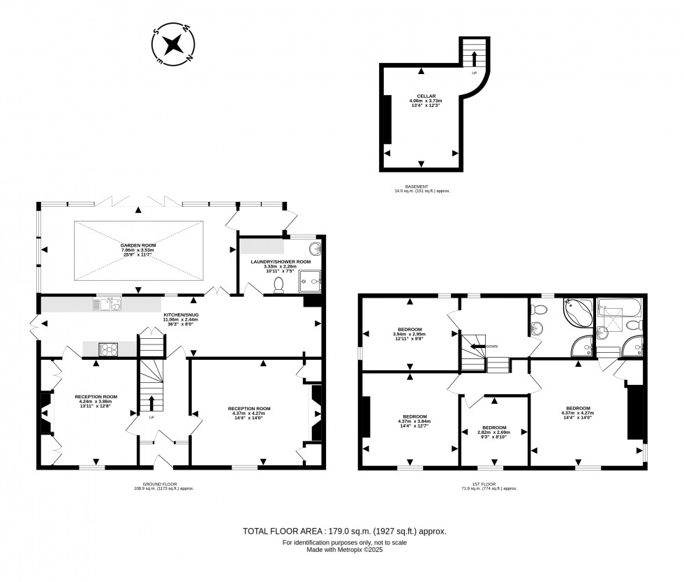 Floorplan for Penybont, Llandrindod Wells, Powys