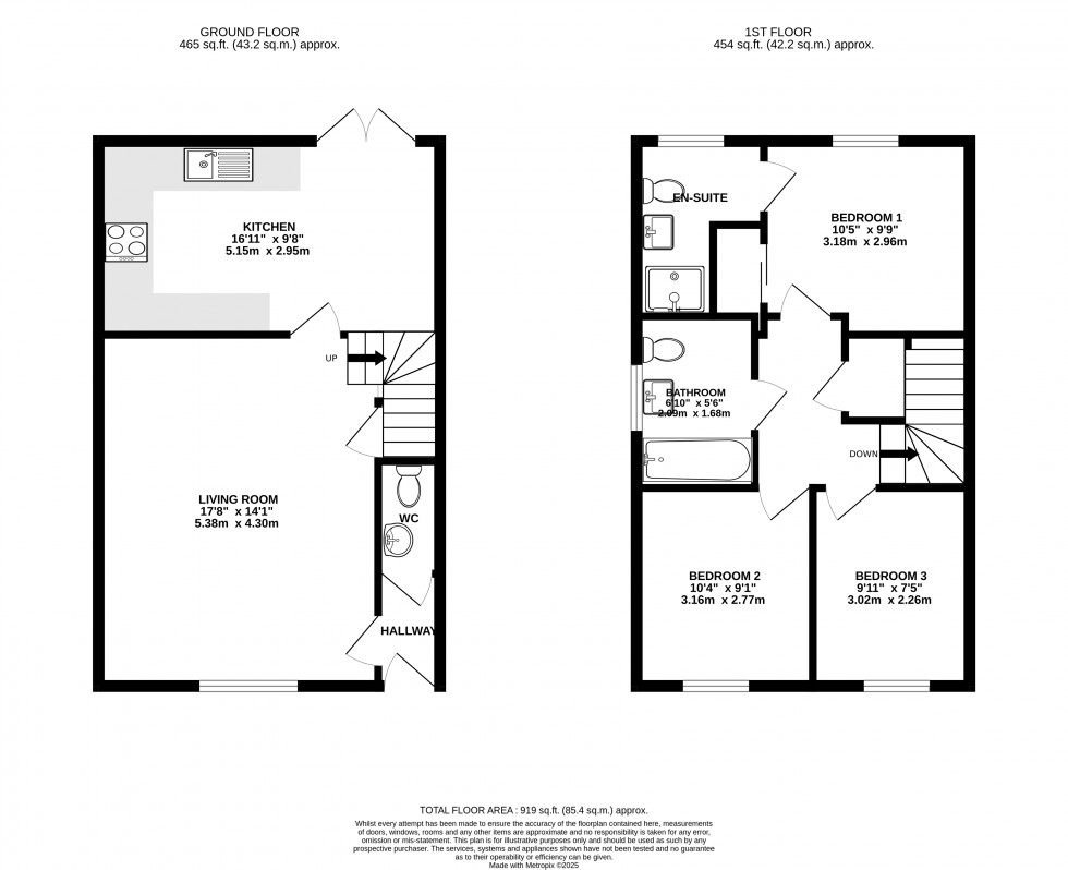 Floorplan for Bronllys, Brecon, Powys