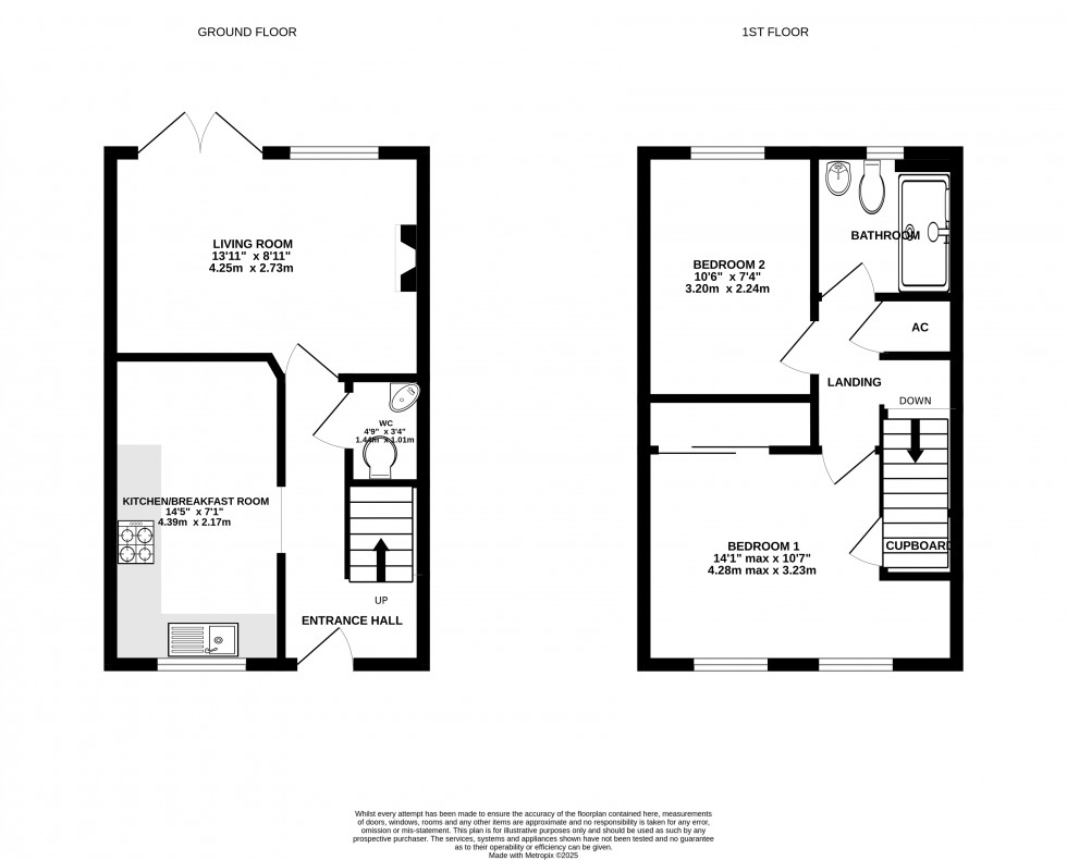 Floorplan for Parc Tarell, Brecon, Powys