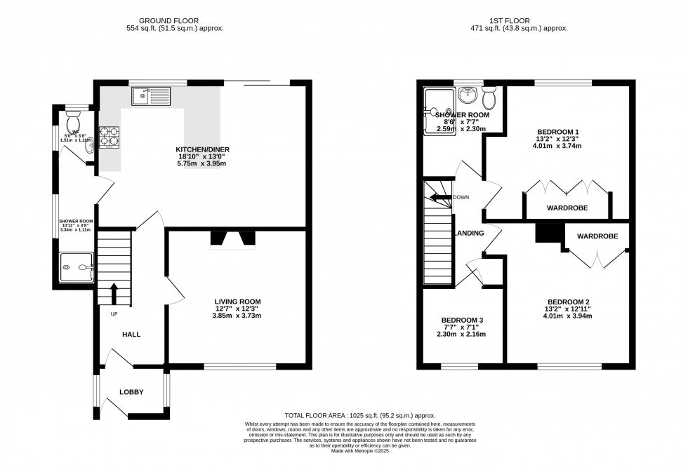 Floorplan for Govilon, Abergavenny, Monmouthshire