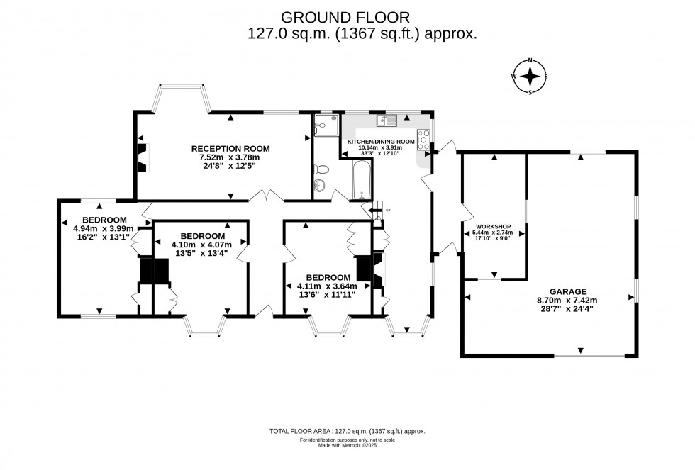 Floorplan for Llangammarch Wells, Powys