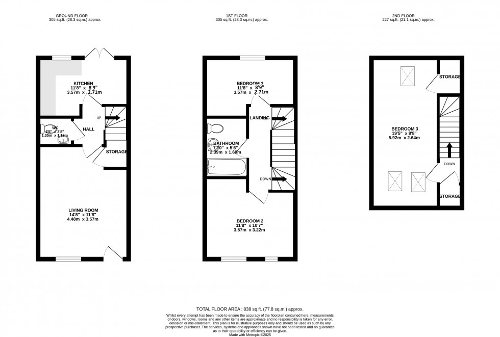 Floorplan for Llantilio Pertholey, Abergavenny, Monmouthshire