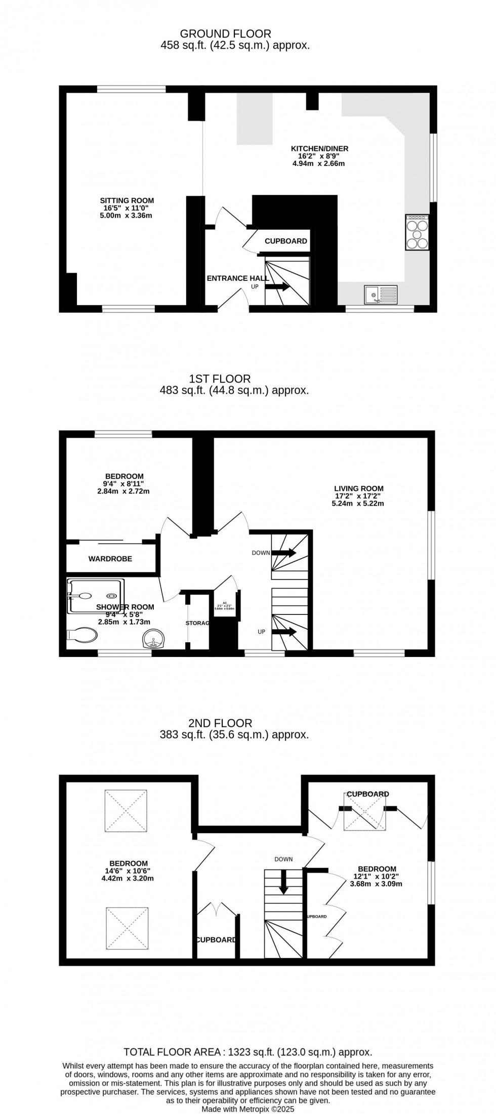 Floorplan for Kensington, Brecon, Powys