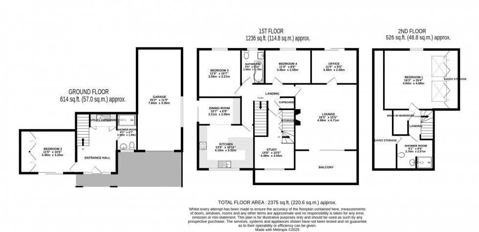 Floorplan for Govilon, Abergavenny, Monmouthshire
