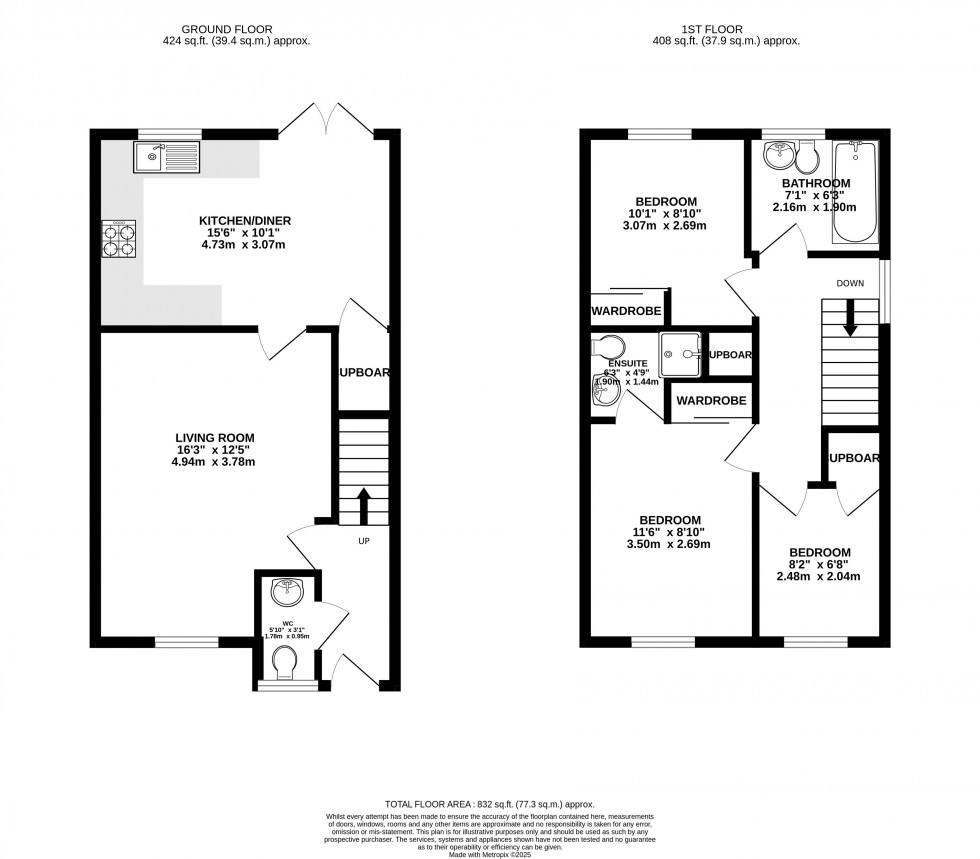 Floorplan for Llanfaes, Brecon, Powys