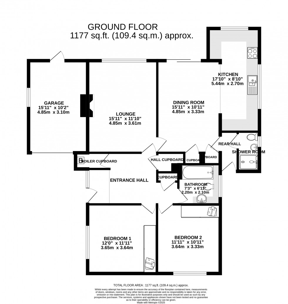 Floorplan for Union Road East, Abergavenny, Monmouthshire