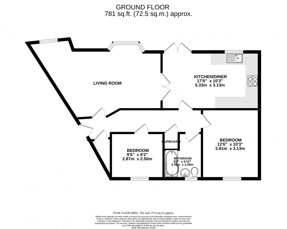Floorplan for Hoggan Park, Brecon, Powys