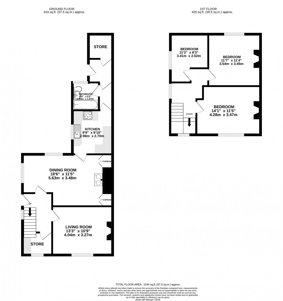 Floorplan for Llanstephan, Brecon, Powys