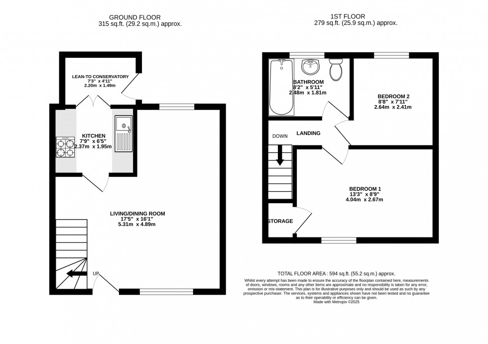 Floorplan for Orchard Mews, Abergavenny, Monmouthshire