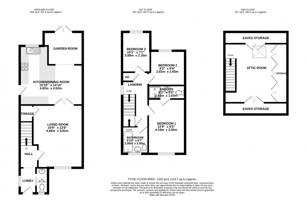 Floorplan for Hereford Road, Abergavenny, Monmouthshire