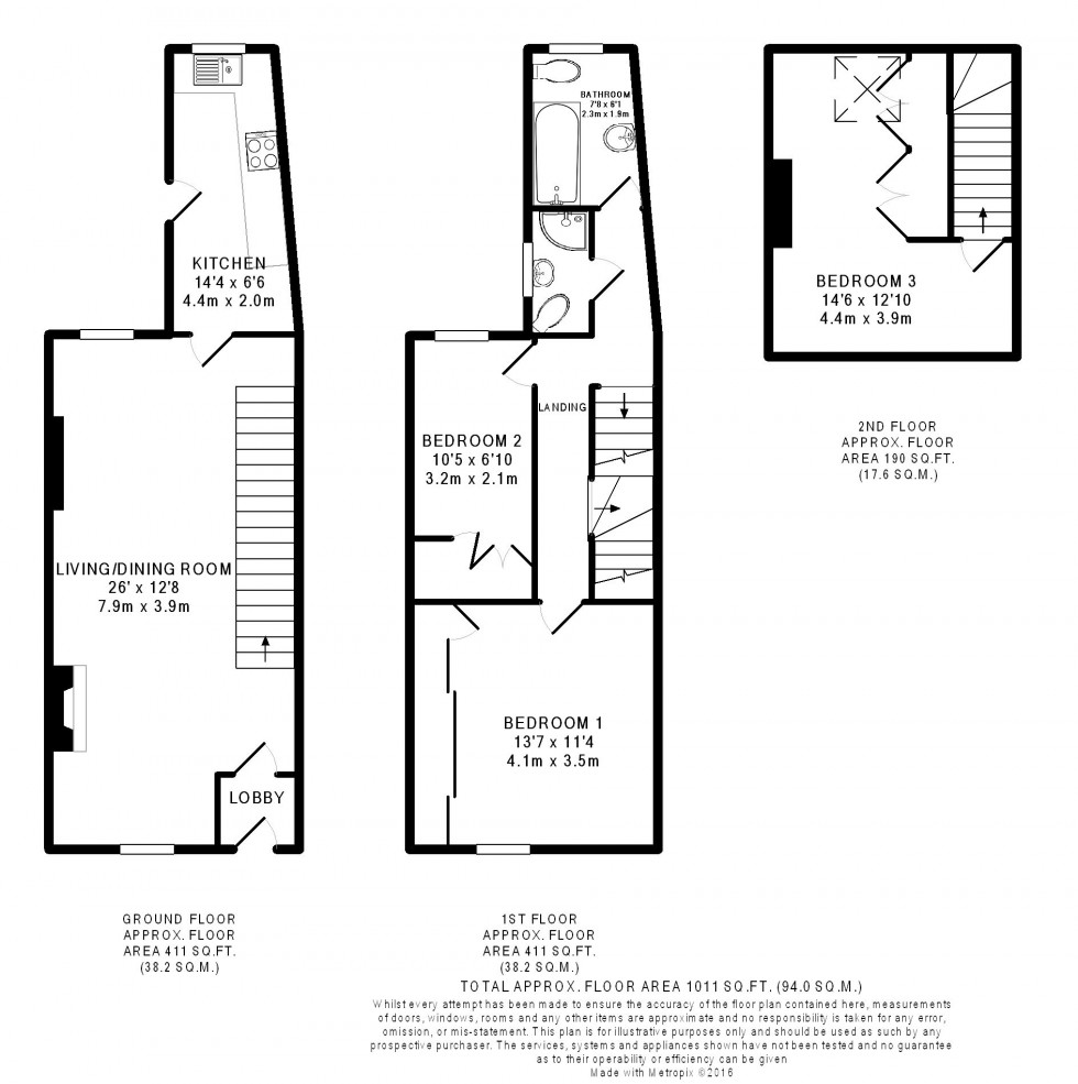 Floorplan for Llanfaes, Brecon, Powys