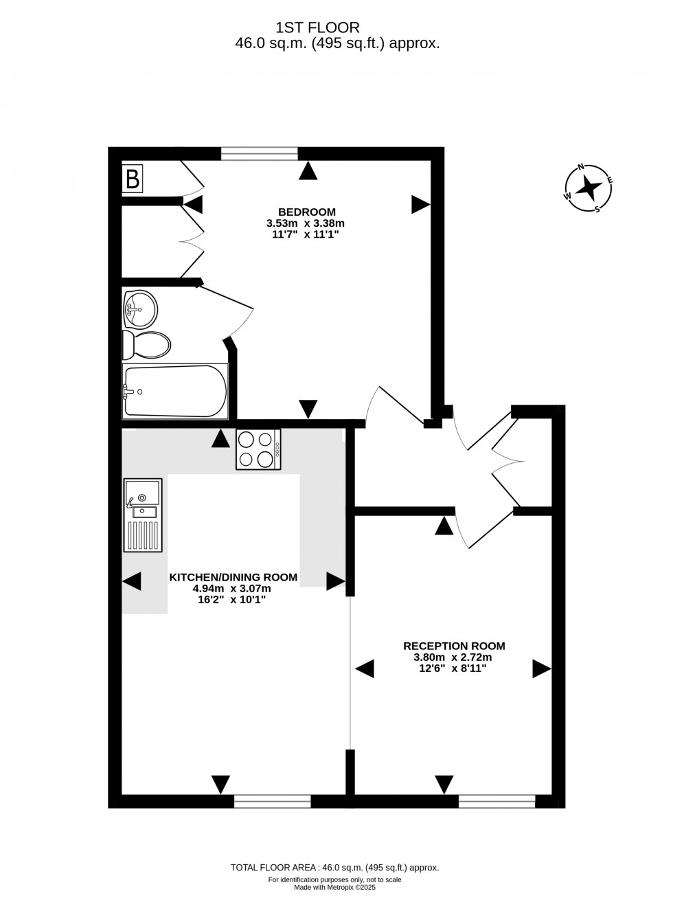 Floorplan for Irfon Terrace, Llanwrtyd Wells, Powys