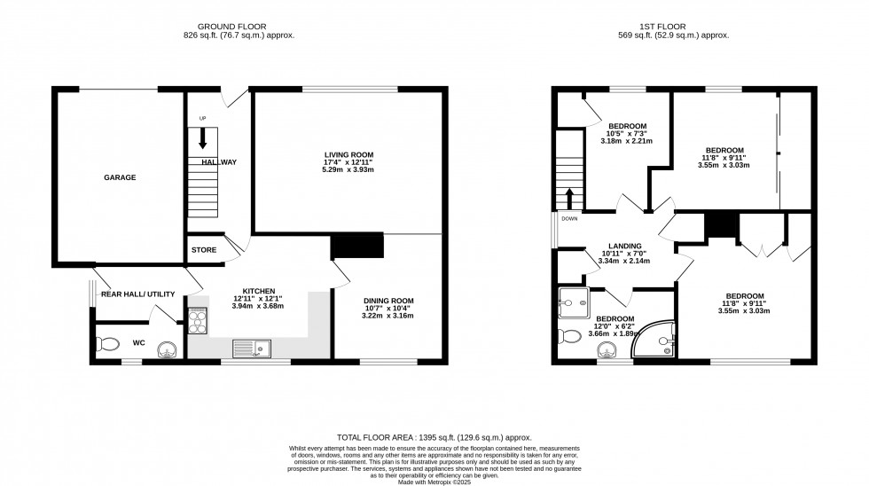 Floorplan for Groesffordd, Brecon, Powys