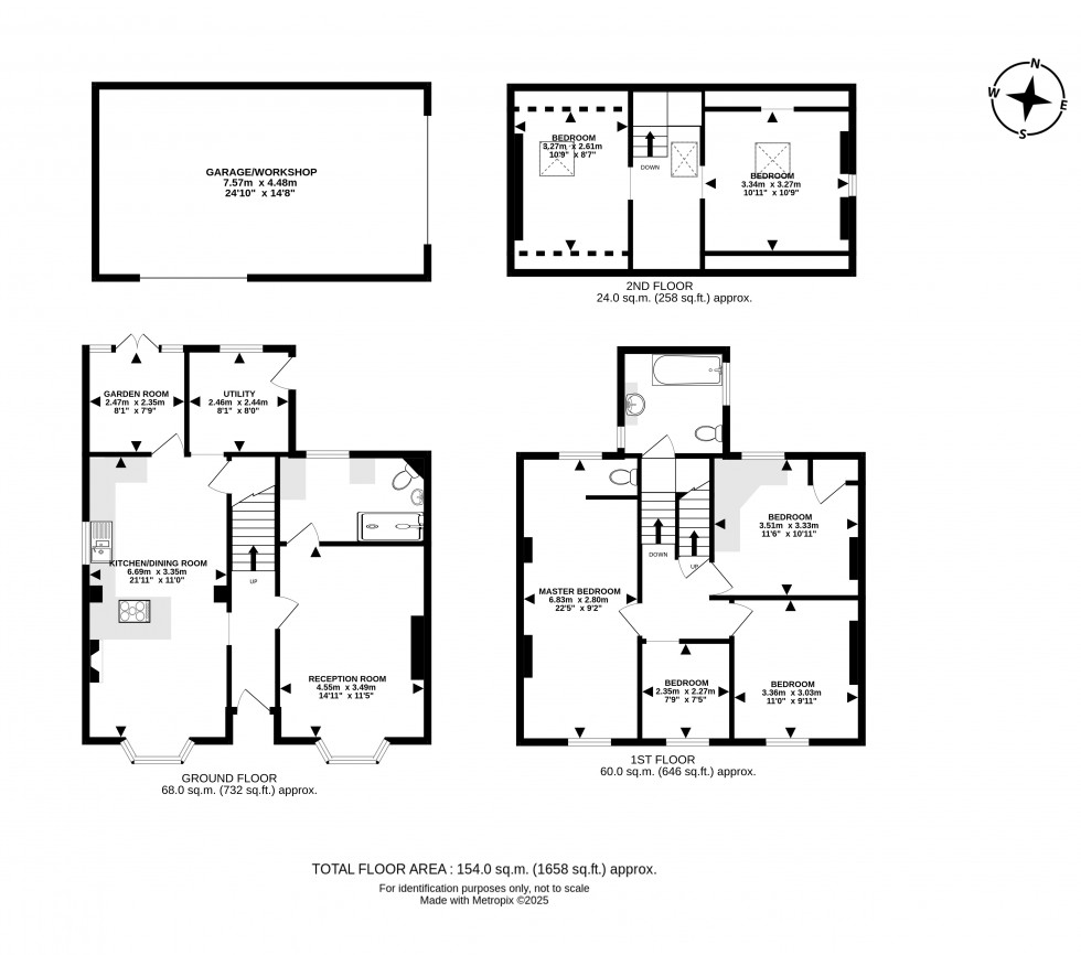 Floorplan for Craig Road, Llandrindod Wells, Powys