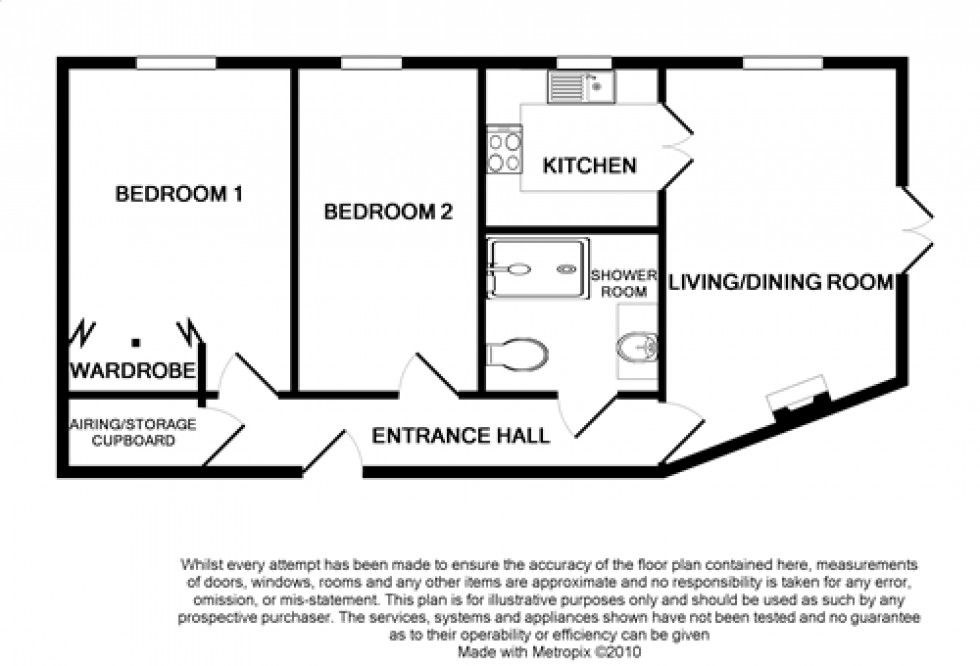 Floorplan for Heol Gousenou, Brecon, Powys