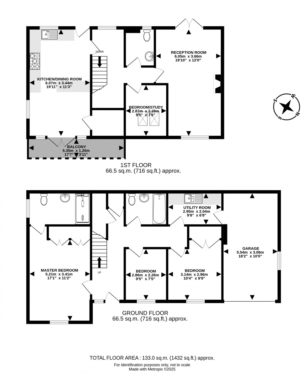 Floorplan for Tyle Heulog, Builth Wells, Powys