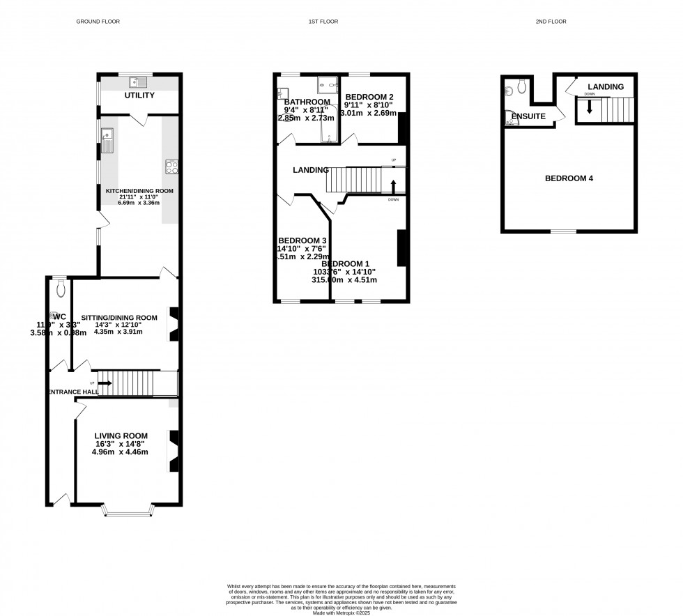 Floorplan for Camden Road, Brecon, Powys