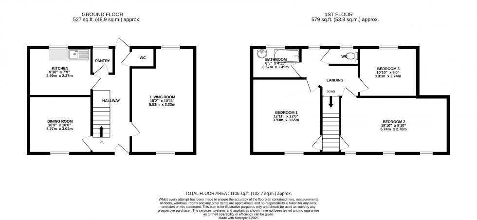 Floorplan for Trenewydd, Brecon, Powys