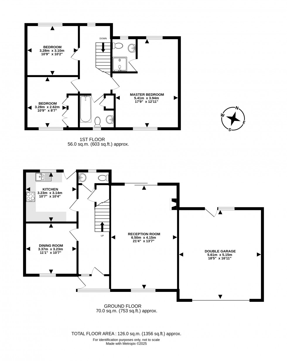 Floorplan for Cefnllys Lane, Llandrindod Wells, Powys