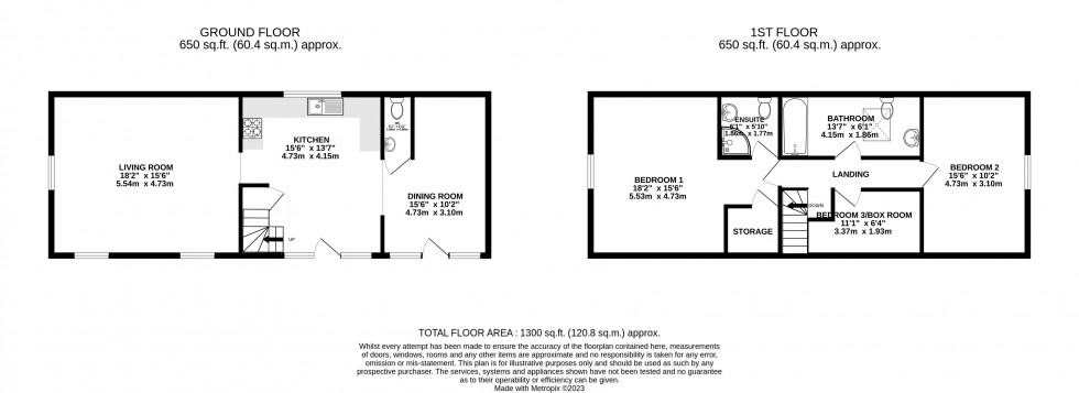 Floorplan for Cwmdu, Crickhowell, Powys