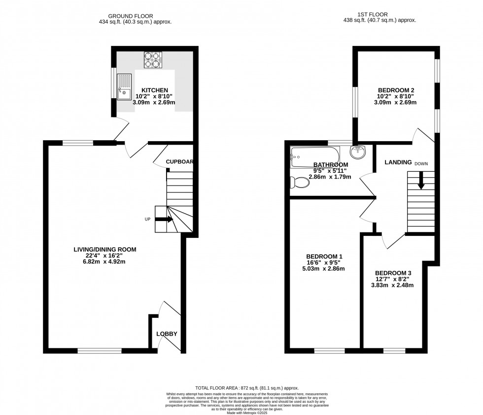 Floorplan for Brynmawr, Ebbw Vale, Blaenau Gwent