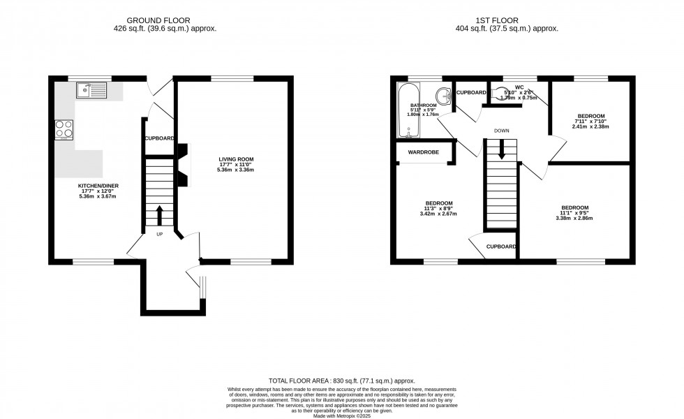 Floorplan for Newton Green, Brecon, Powys