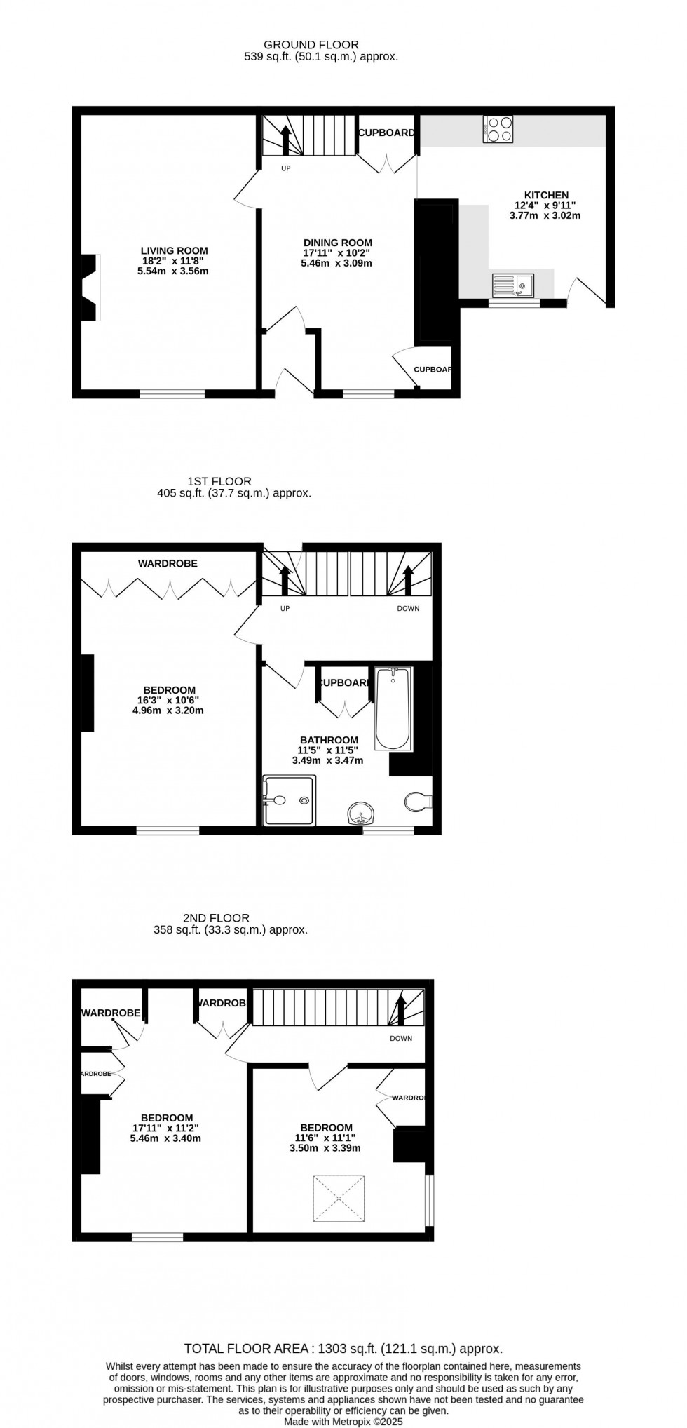 Floorplan for Kensington, Brecon, Powys