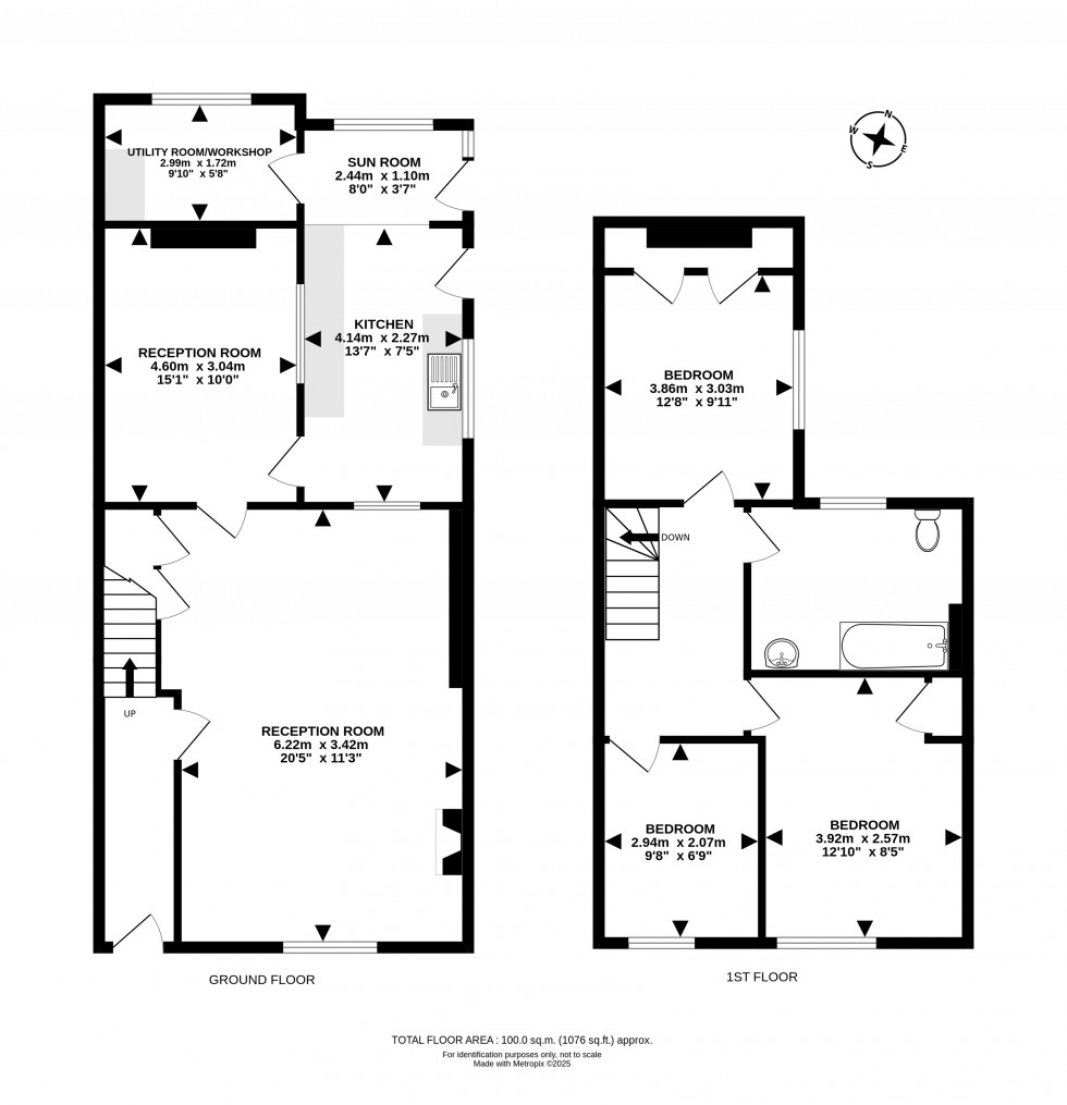 Floorplan for Garth, Llangammarch Wells, Powys