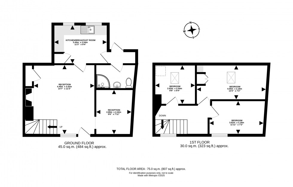 Floorplan for Riverside, Llanwrtyd Wells, Powys