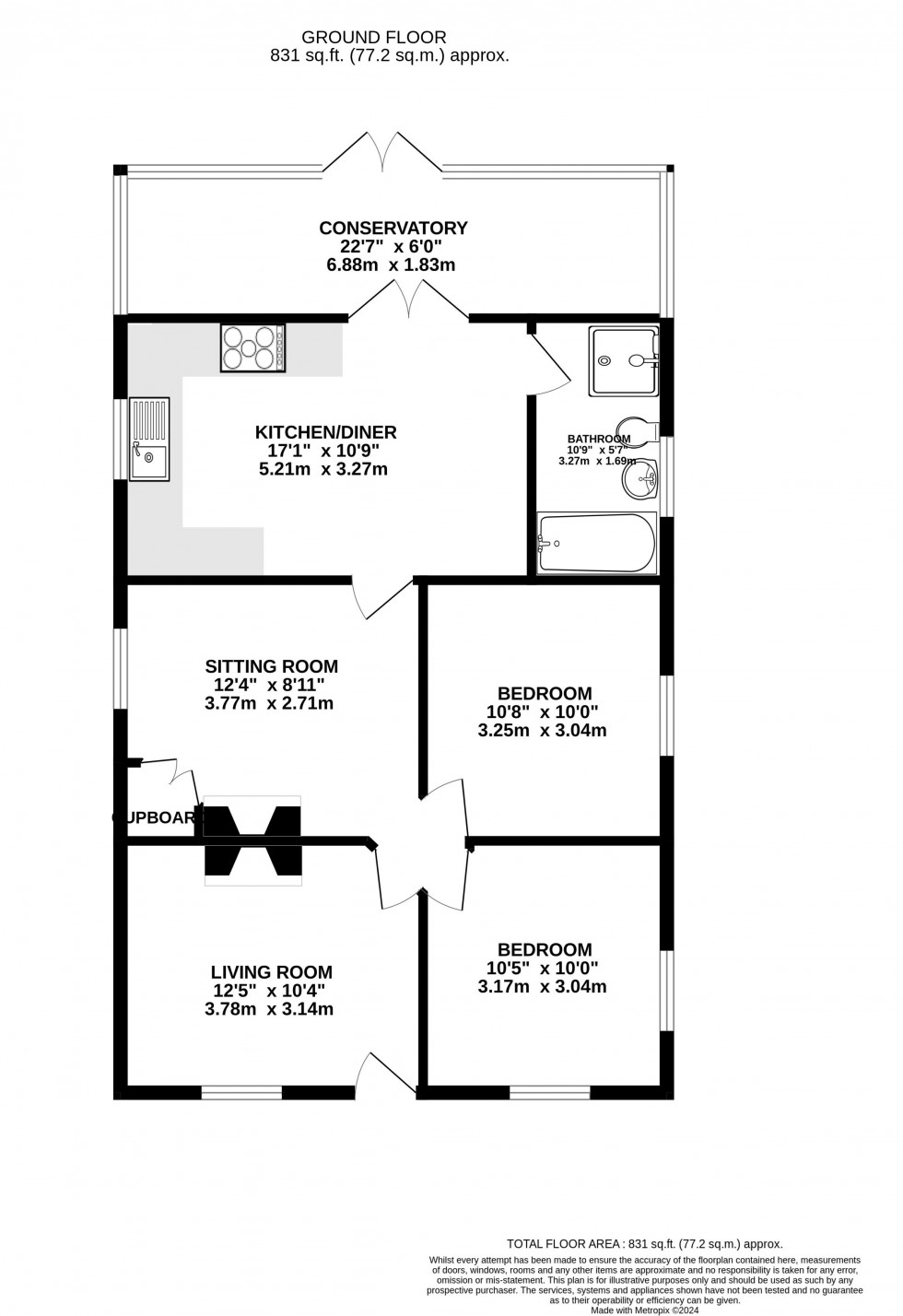 Floorplan for Trecastle, Brecon, Powys