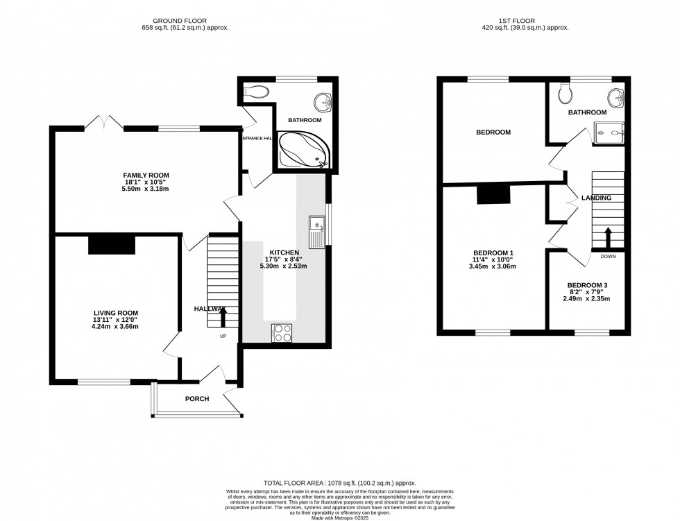 Floorplan for Sennybridge, Brecon, Powys