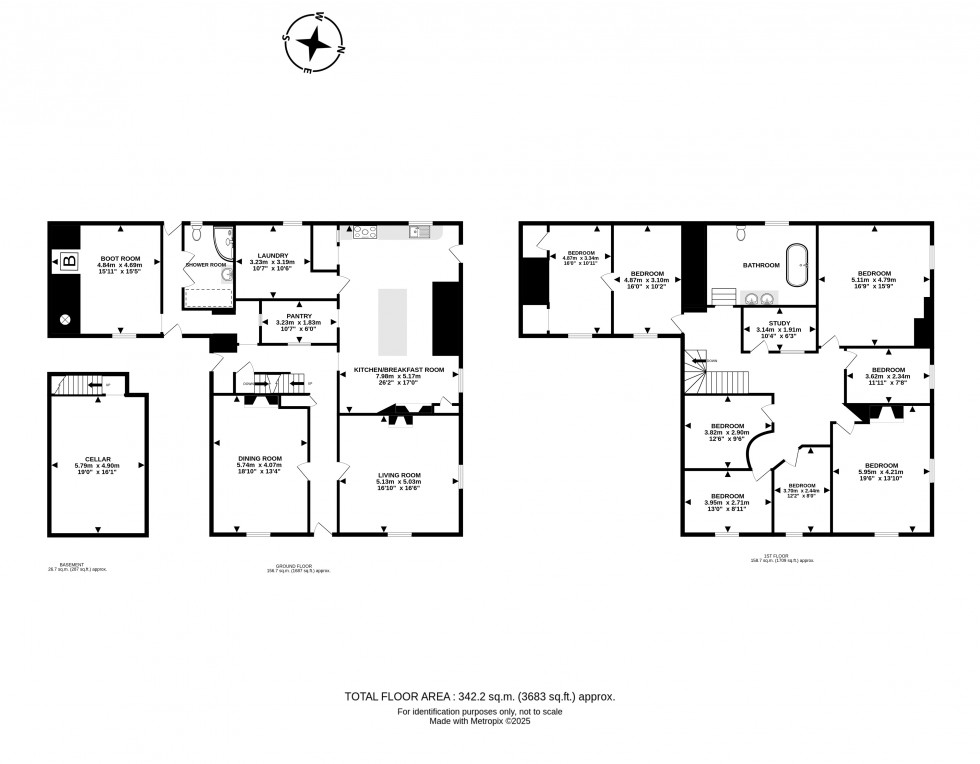 Floorplan for Llandegley, Llandrindod Wells, Powys