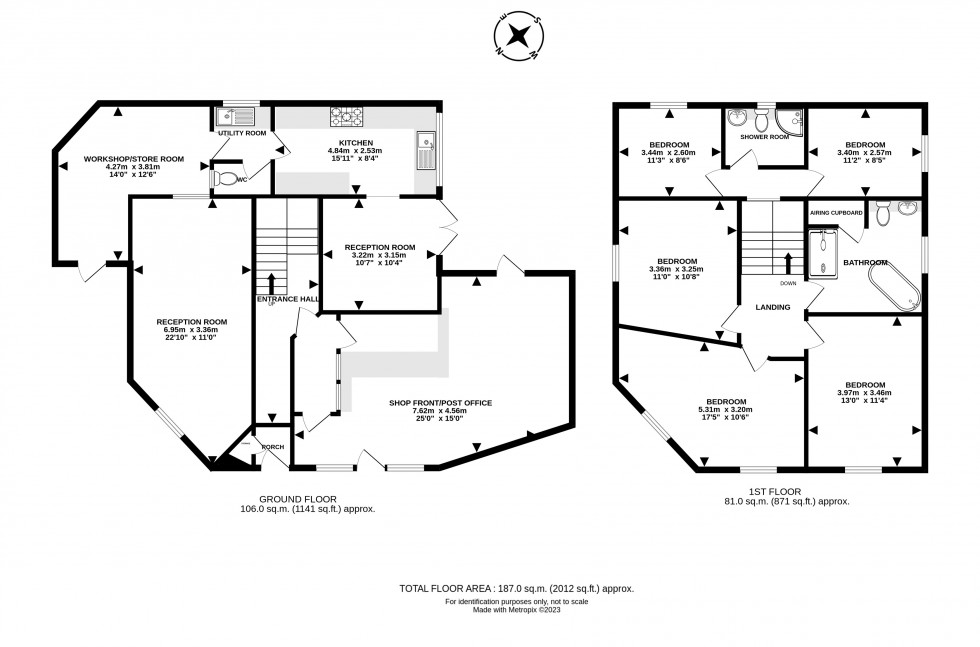 Floorplan for Llangammarch Wells, Powys