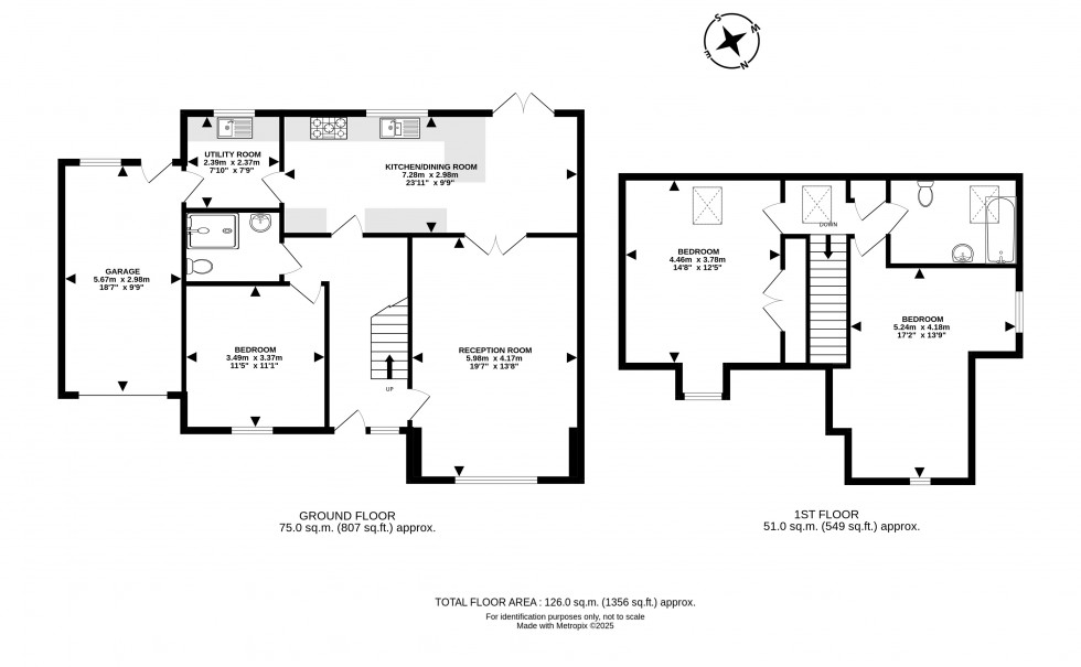 Floorplan for Llanwrtyd Wells, Powys