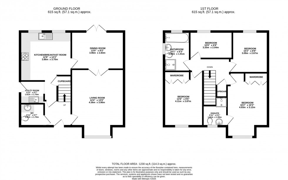 Floorplan for Parc Tarell, Brecon, Powys