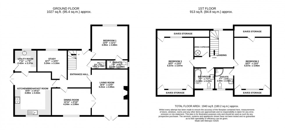 Floorplan for Llanelly Hill, Abergavenny, Monmouthshire