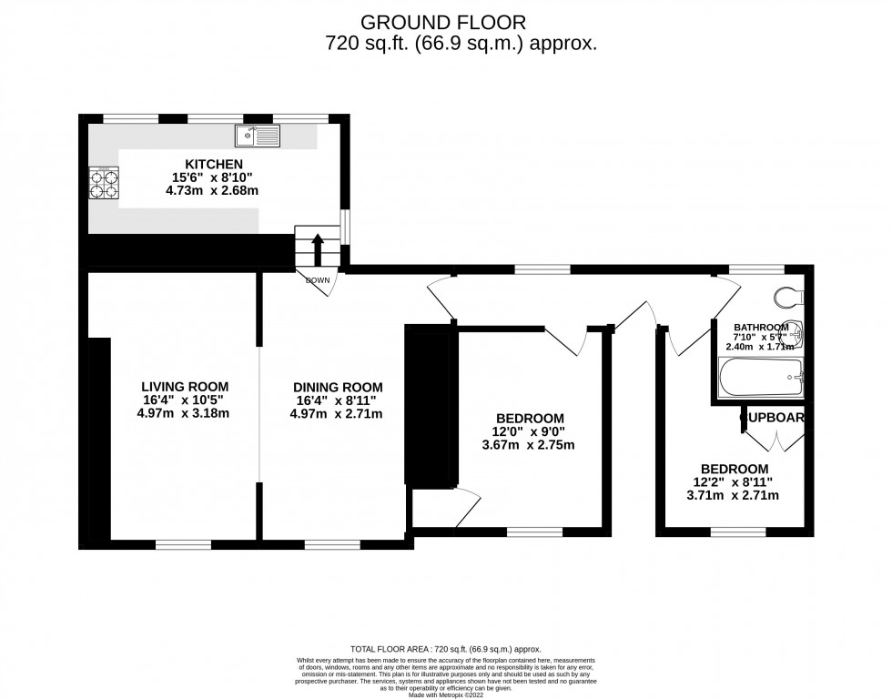 Floorplan for Camden Court, Brecon, Powys