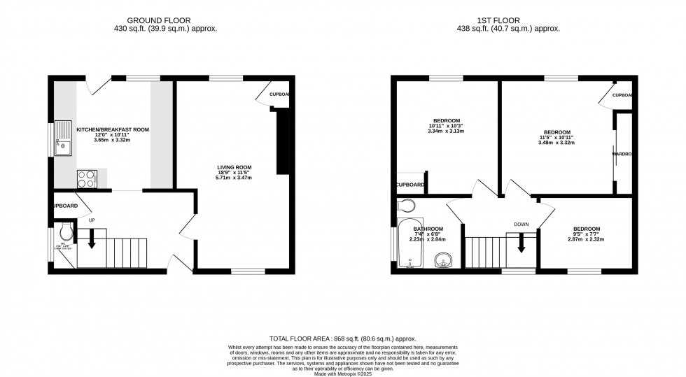 Floorplan for Ffynnon Dewi, Brecon, Powys