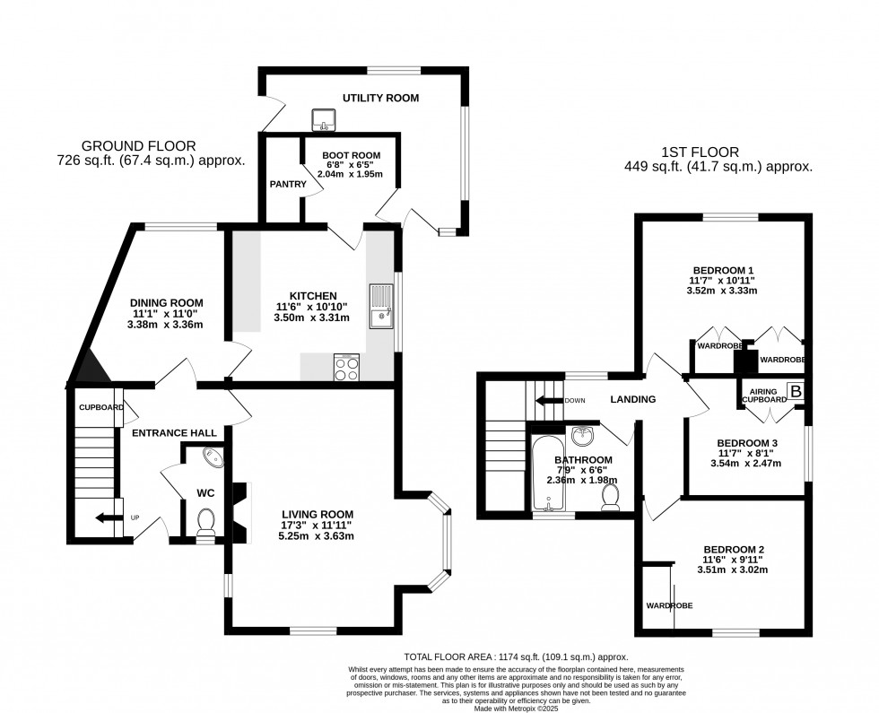 Floorplan for Brecon Road, Crickhowell, Powys