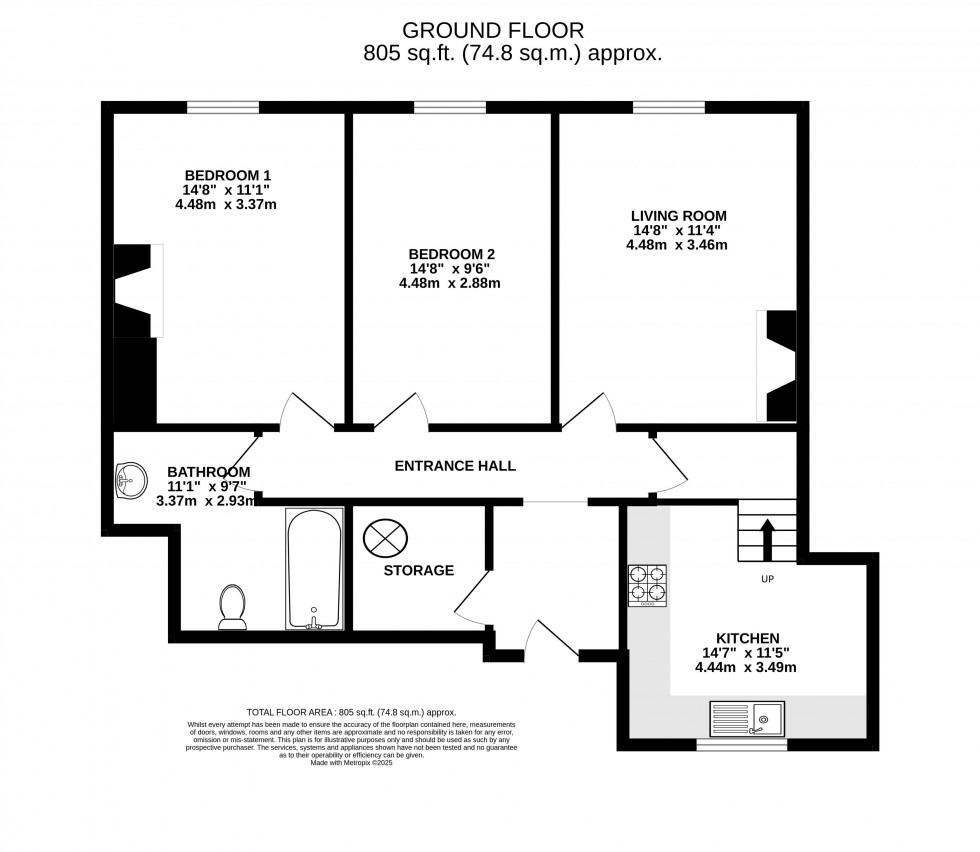 Floorplan for Nevill Street, Abergavenny, Monmouthshire