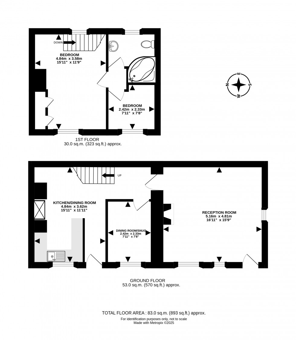 Floorplan for Llanwrthwl, Llandrindod Wells, Powys