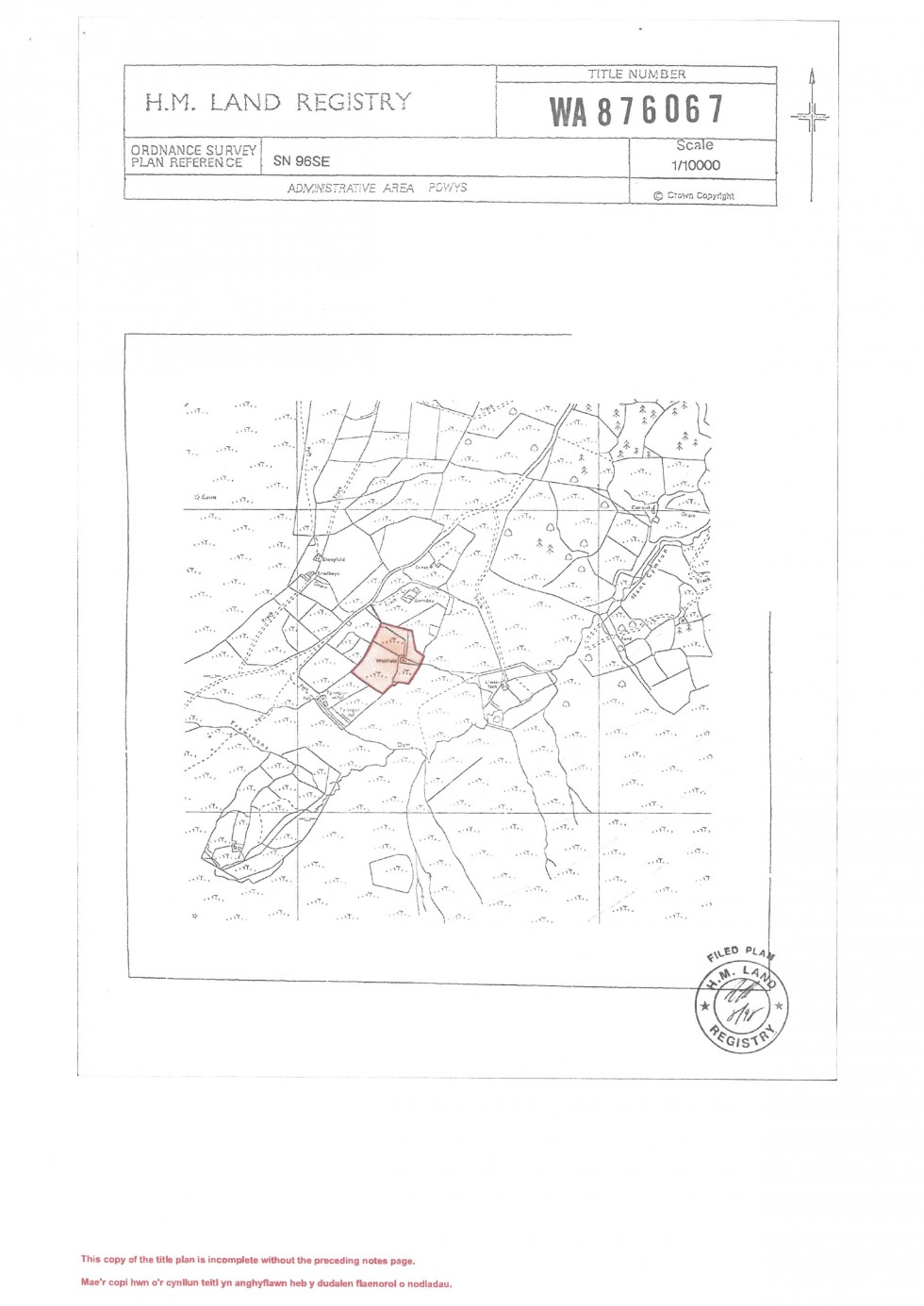 Floorplan for Llanwrthwl, Llandrindod Wells, Powys