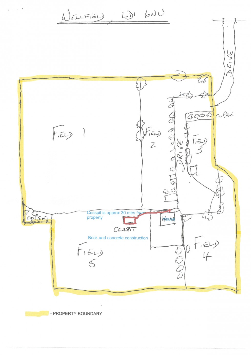 Floorplan for Llanwrthwl, Llandrindod Wells, Powys