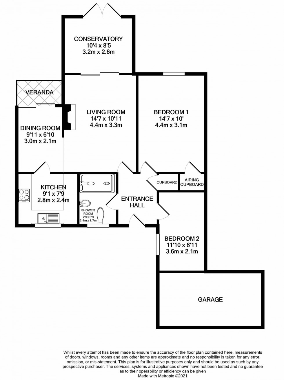 Floorplan for Pontwilym, Brecon, Powys