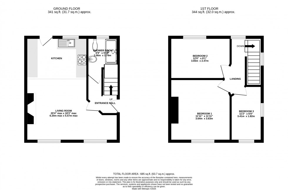 Floorplan for Dorlangoch, Brecon, Powys
